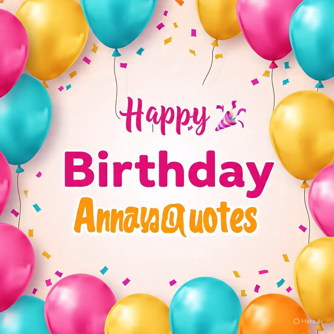 Happy Birthday Annaya Quotes