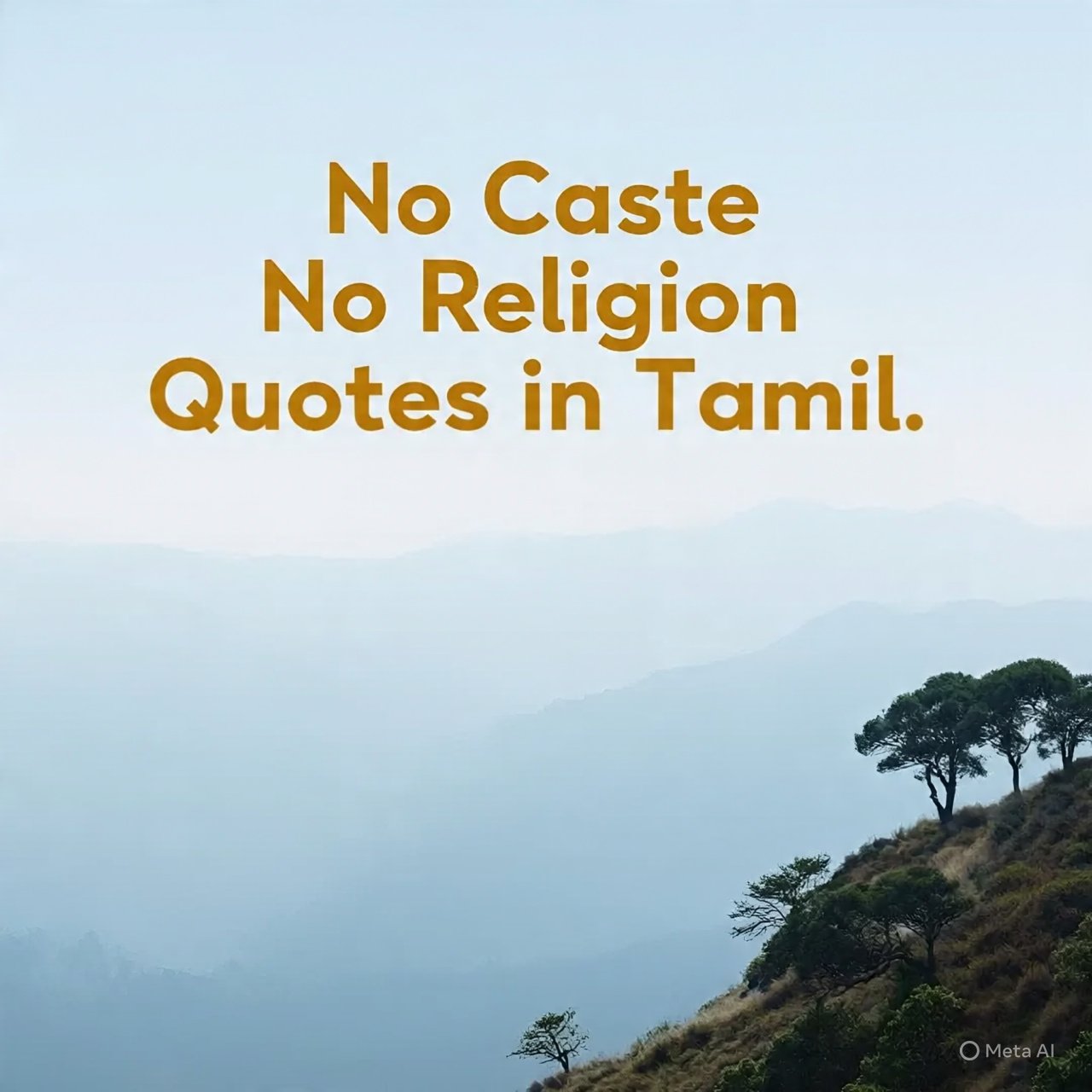 No Caste No Religion Quotes in Tamil