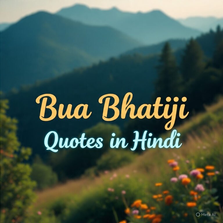 Bua Bhatiji Quotes in Hindi