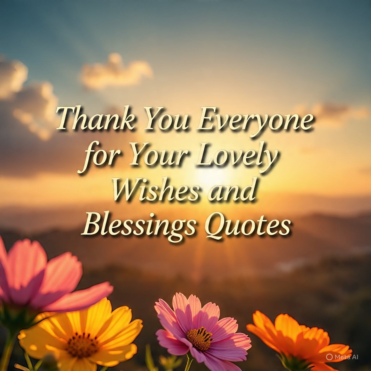 Thank You Everyone for Your Lovely Wishes and Blessings Quotes