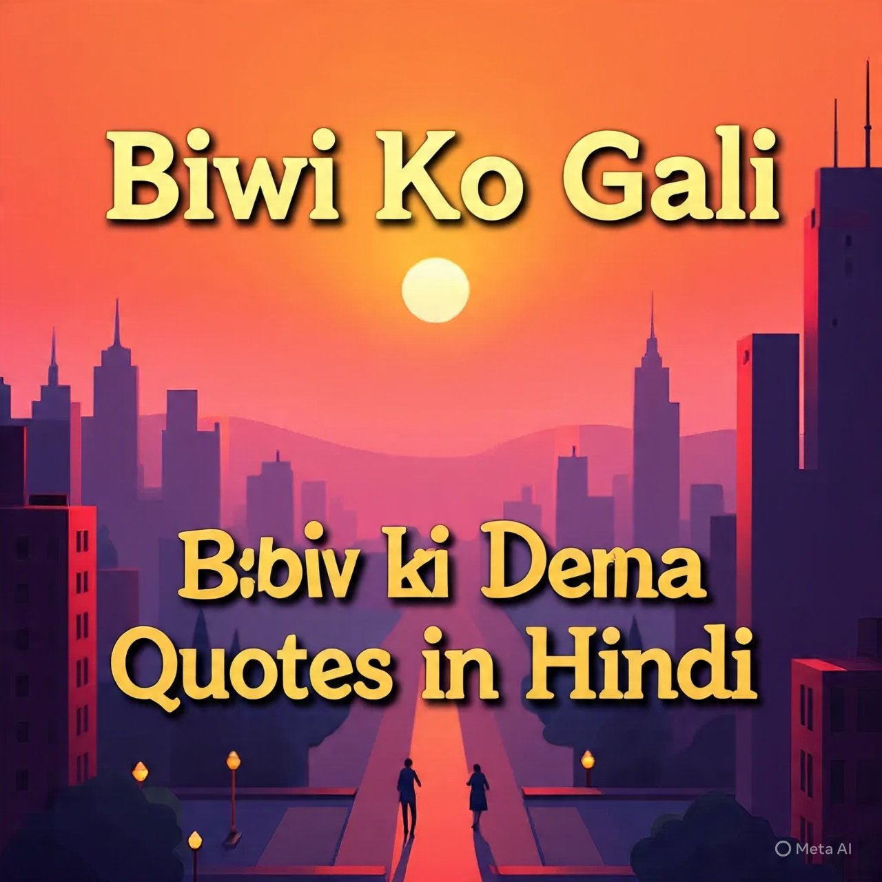 Biwi Ko Gali Dena Quotes in Hindi